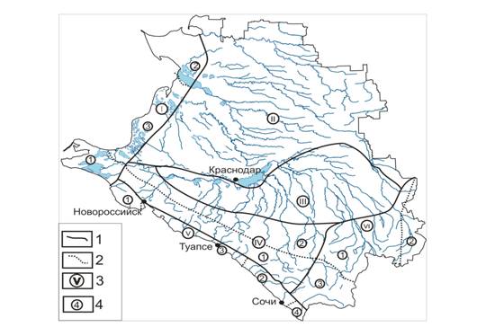 Распространения и развития оползней на территории северо-западного и западного Кавказа Часть 3